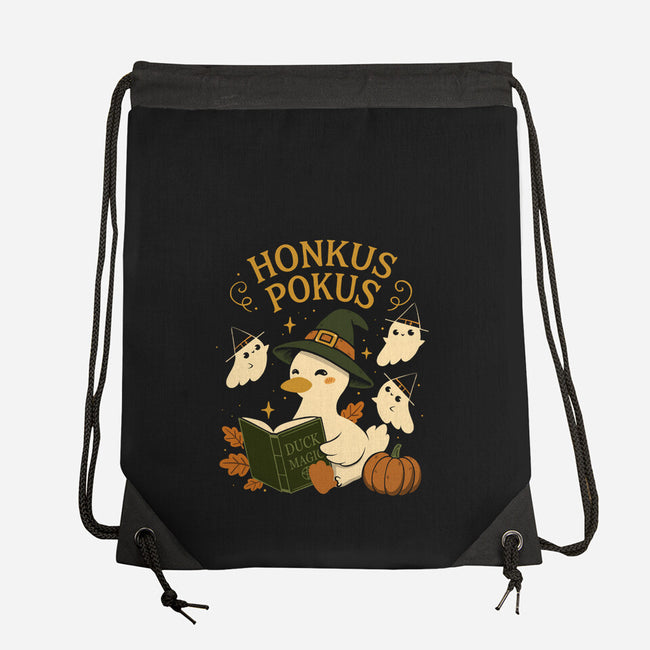 Honkus Pokus-None-Drawstring-Bag-ricolaa