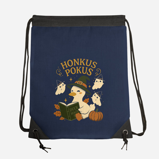 Honkus Pokus-None-Drawstring-Bag-ricolaa