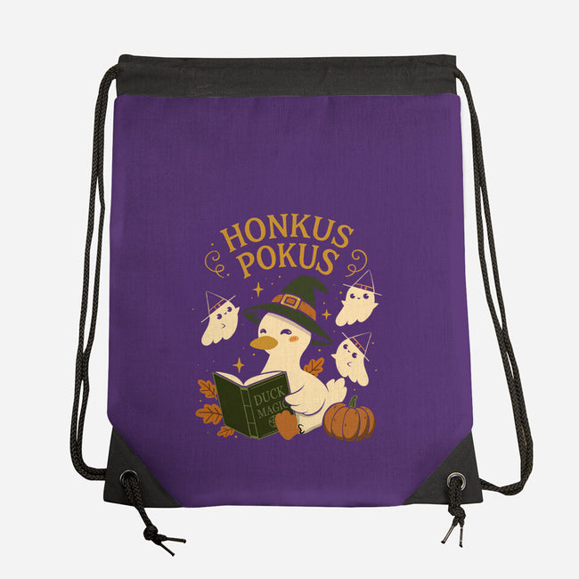 Honkus Pokus-None-Drawstring-Bag-ricolaa