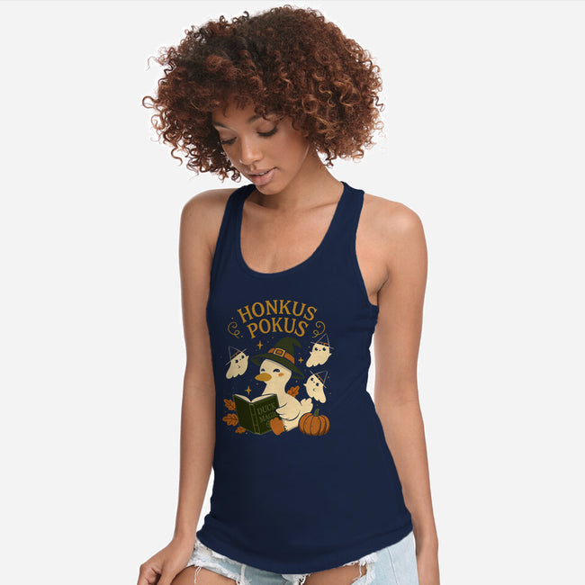 Honkus Pokus-Womens-Racerback-Tank-ricolaa