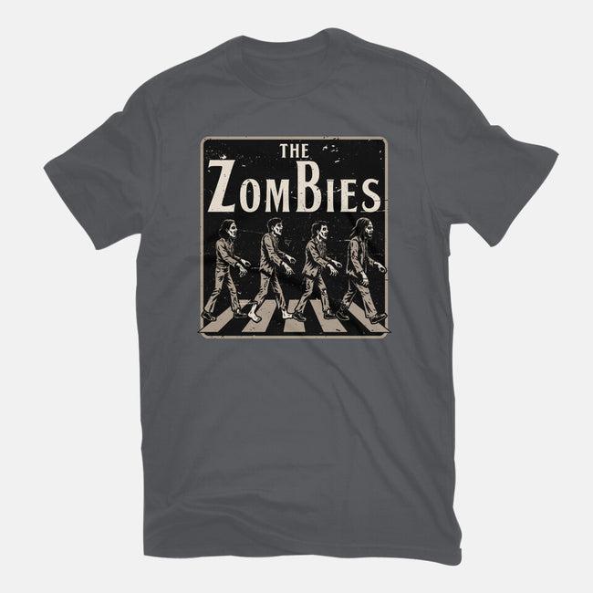 Zombie Album Cover-Mens-Basic-Tee-Studio Mootant