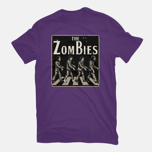 Zombie Album Cover-Mens-Basic-Tee-Studio Mootant