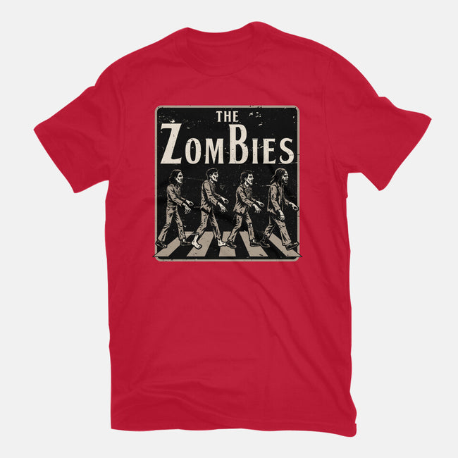 Zombie Album Cover-Womens-Fitted-Tee-Studio Mootant