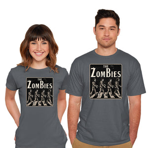 Zombie Album Cover-Mens-Basic-Tee-Studio Mootant