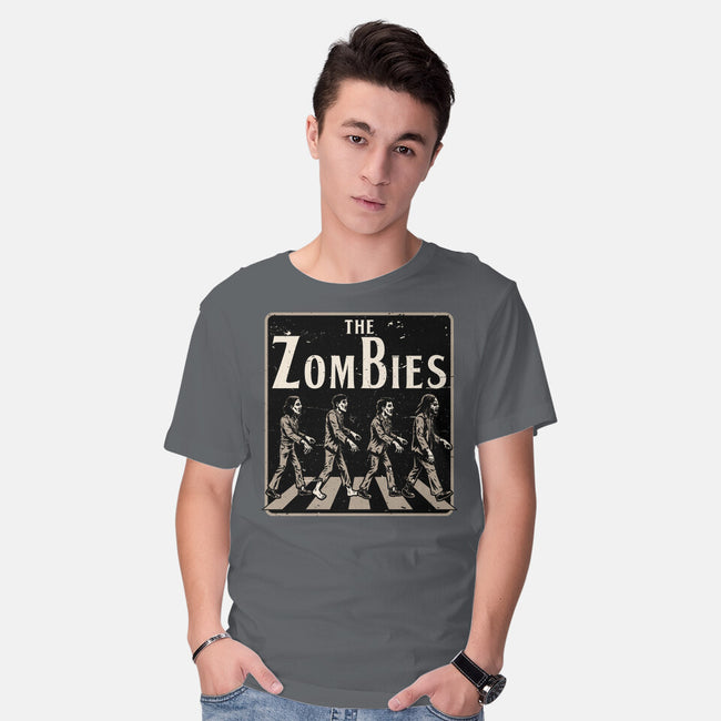 Zombie Album Cover-Mens-Basic-Tee-Studio Mootant