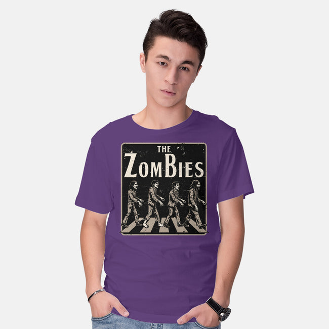 Zombie Album Cover-Mens-Basic-Tee-Studio Mootant