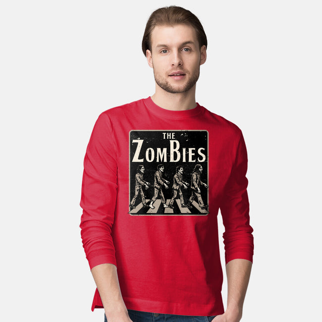 Zombie Album Cover-Mens-Long Sleeved-Tee-Studio Mootant