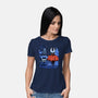 My Neighbor Hornet-Womens-Basic-Tee-Astrobot Invention