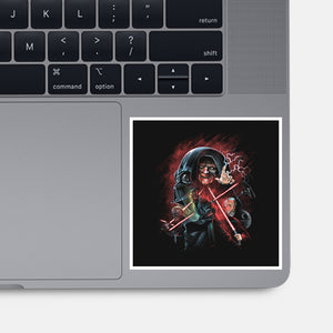 Dark Side Of The Force-None-Glossy-Sticker-zascanauta