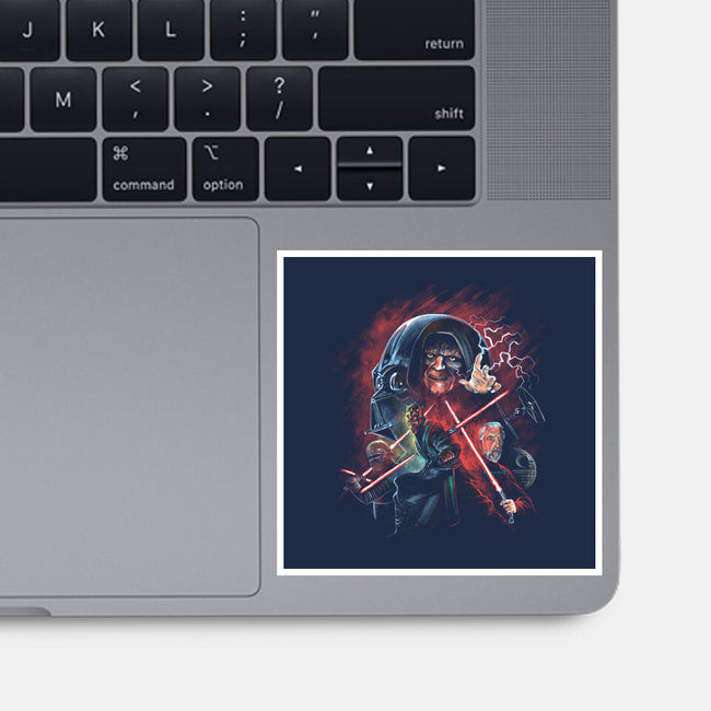 Dark Side Of The Force-None-Glossy-Sticker-zascanauta