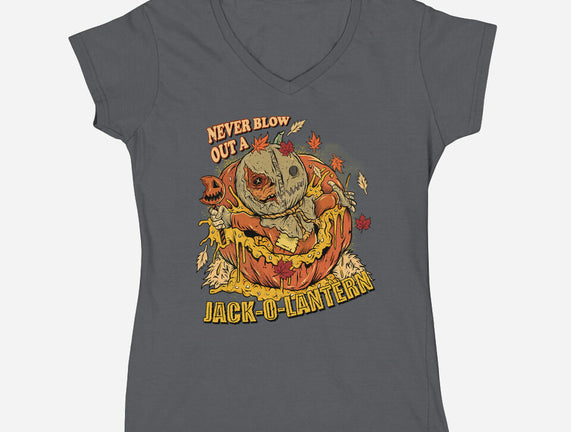 Never Blow Out A Jack-O-Lantern