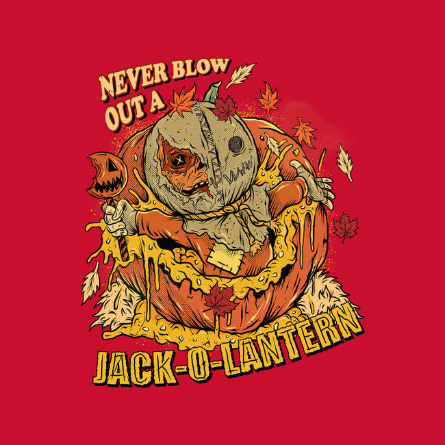 Never Blow Out A Jack-O-Lantern-Mens-Basic-Tee-Green Devil