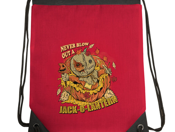Never Blow Out A Jack-O-Lantern