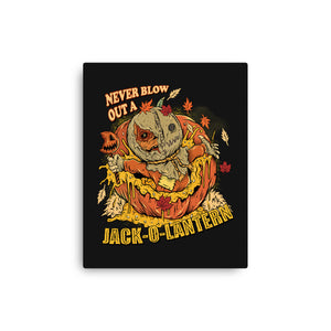 Never Blow Out A Jack-O-Lantern