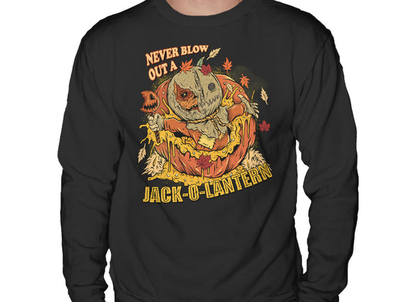 Never Blow Out A Jack-O-Lantern