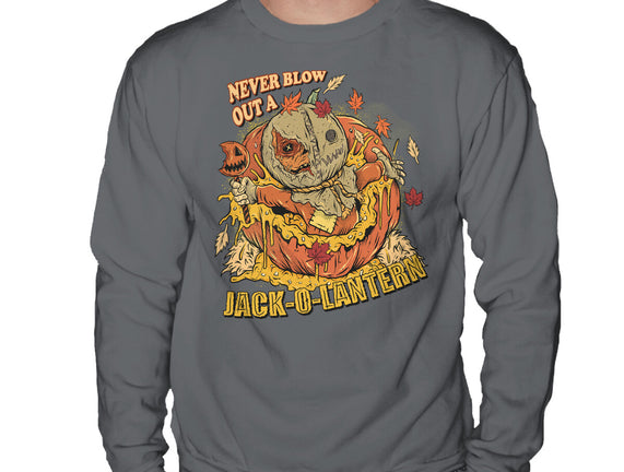 Never Blow Out A Jack-O-Lantern
