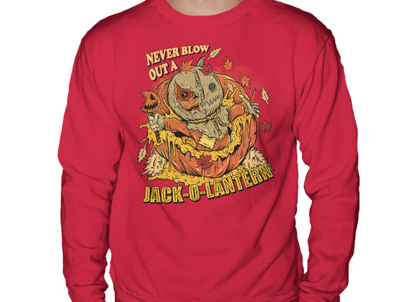 Never Blow Out A Jack-O-Lantern