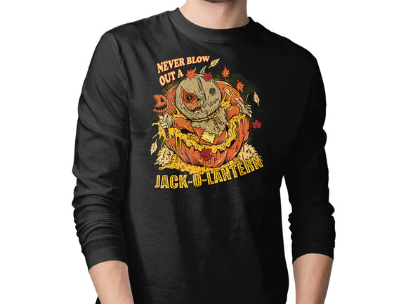 Never Blow Out A Jack-O-Lantern