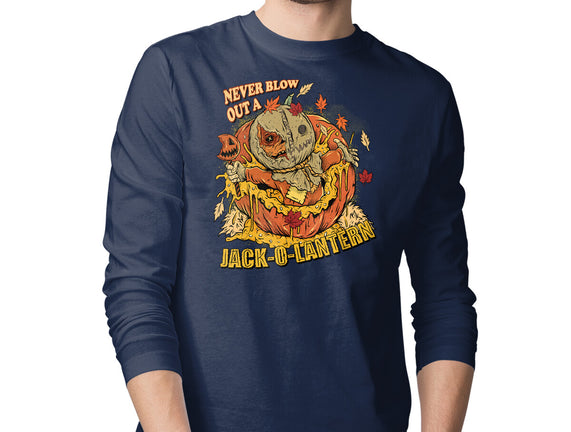 Never Blow Out A Jack-O-Lantern