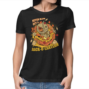 Never Blow Out A Jack-O-Lantern