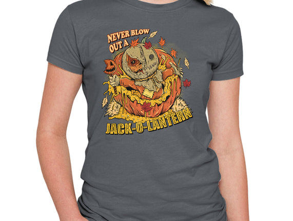 Never Blow Out A Jack-O-Lantern