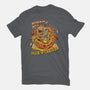 Never Blow Out A Jack-O-Lantern-Womens-Fitted-Tee-Green Devil