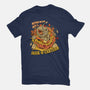 Never Blow Out A Jack-O-Lantern-Womens-Fitted-Tee-Green Devil