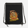 Never Blow Out A Jack-O-Lantern-None-Drawstring-Bag-Green Devil