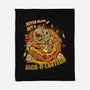 Never Blow Out A Jack-O-Lantern-None-Fleece-Blanket-Green Devil