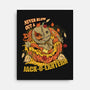 Never Blow Out A Jack-O-Lantern-None-Stretched-Canvas-Green Devil