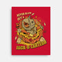 Never Blow Out A Jack-O-Lantern-None-Stretched-Canvas-Green Devil