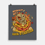 Never Blow Out A Jack-O-Lantern-None-Matte-Poster-Green Devil