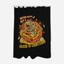 Never Blow Out A Jack-O-Lantern-None-Polyester-Shower Curtain-Green Devil