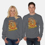 Never Blow Out A Jack-O-Lantern-Unisex-Crew Neck-Sweatshirt-Green Devil
