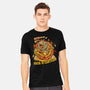 Never Blow Out A Jack-O-Lantern-Mens-Heavyweight-Tee-Green Devil