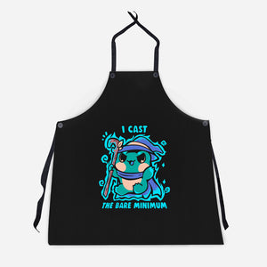 The Bare Minimum Spell-Unisex-Kitchen-Apron-TechraNova