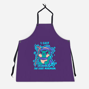 The Bare Minimum Spell-Unisex-Kitchen-Apron-TechraNova