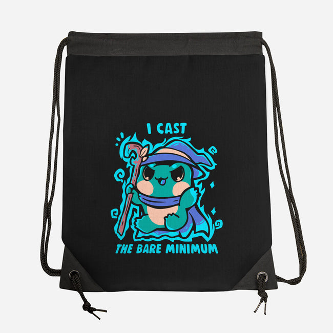 The Bare Minimum Spell-None-Drawstring-Bag-TechraNova