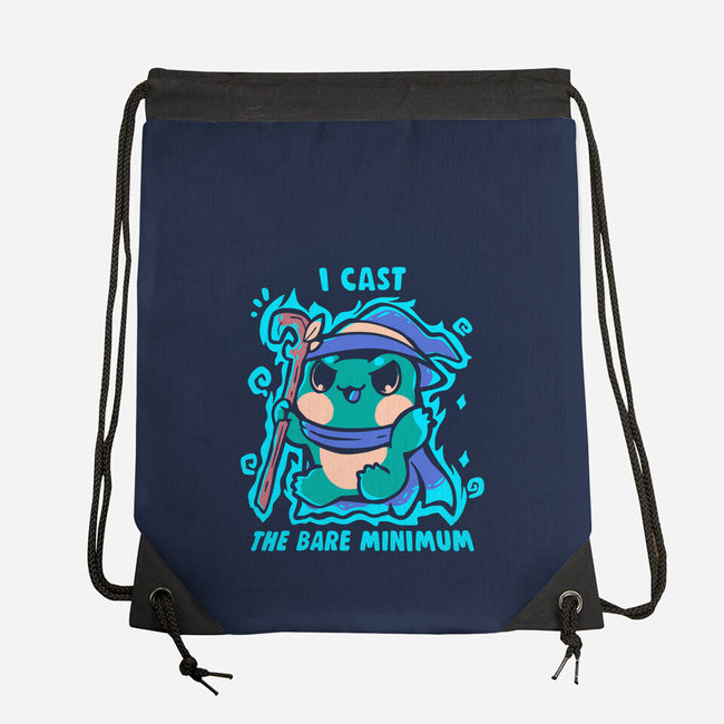 The Bare Minimum Spell-None-Drawstring-Bag-TechraNova
