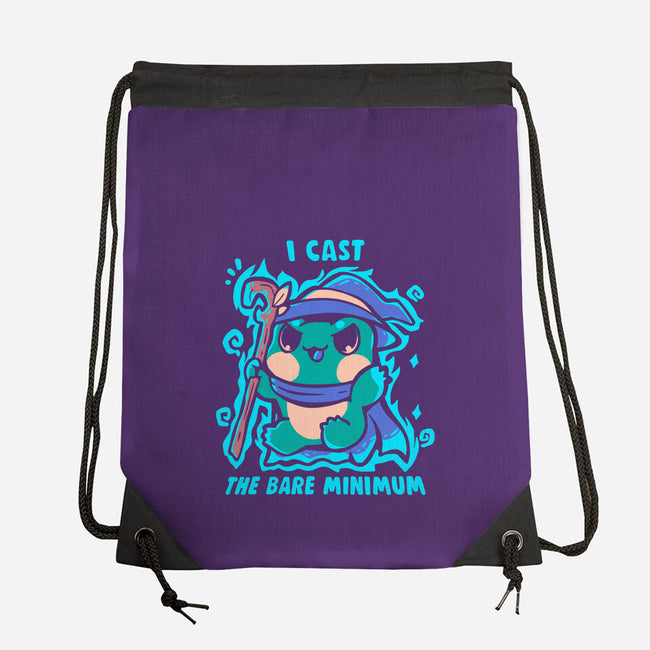 The Bare Minimum Spell-None-Drawstring-Bag-TechraNova