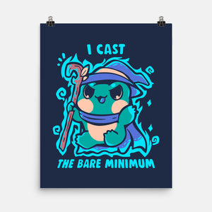 The Bare Minimum Spell-None-Matte-Poster-TechraNova