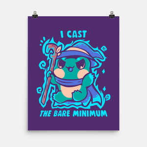 The Bare Minimum Spell-None-Matte-Poster-TechraNova