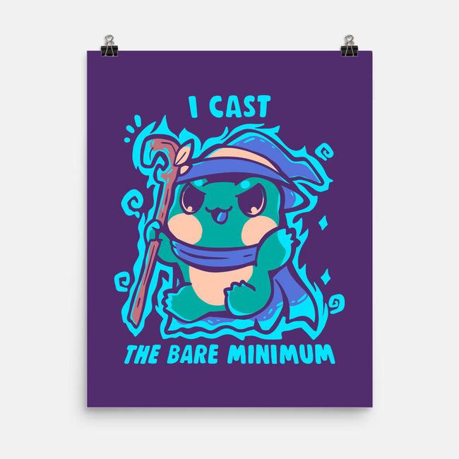 The Bare Minimum Spell-None-Matte-Poster-TechraNova