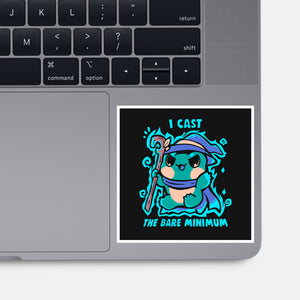 The Bare Minimum Spell-None-Glossy-Sticker-TechraNova