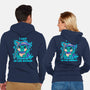The Bare Minimum Spell-Unisex-Zip-Up-Sweatshirt-TechraNova
