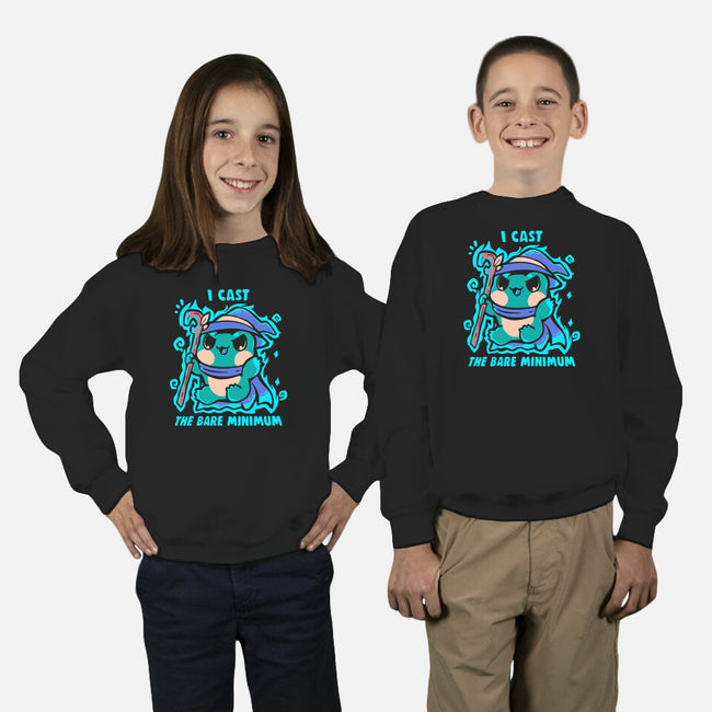 The Bare Minimum Spell-Youth-Crew Neck-Sweatshirt-TechraNova