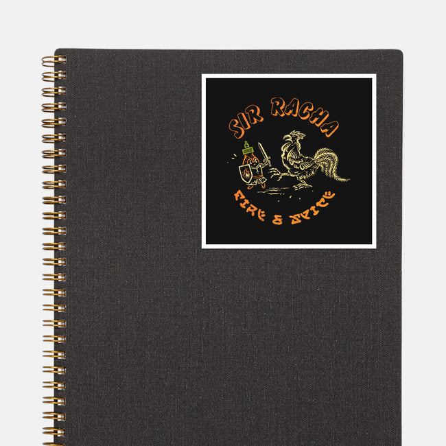 Sir Racha-None-Glossy-Sticker-kg07