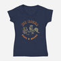 Sir Racha-Womens-V-Neck-Tee-kg07