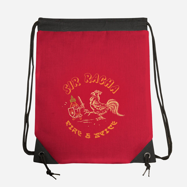 Sir Racha-None-Drawstring-Bag-kg07