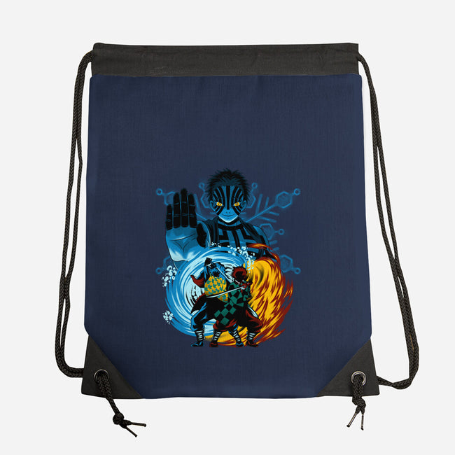 Upper 3 Battle-None-Drawstring-Bag-rmatix